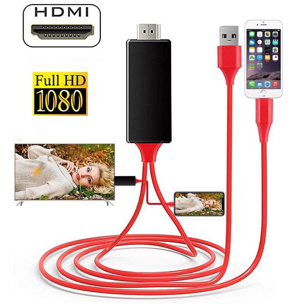 Adaptador Móvel 1080P Sem Atraso de Celular para TV HDMI - FLUA EXPRESS