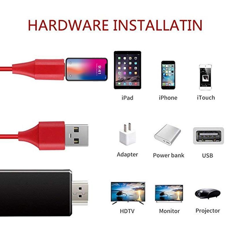 Adaptador Móvel 1080P Sem Atraso de Celular para TV HDMI - FLUA EXPRESS