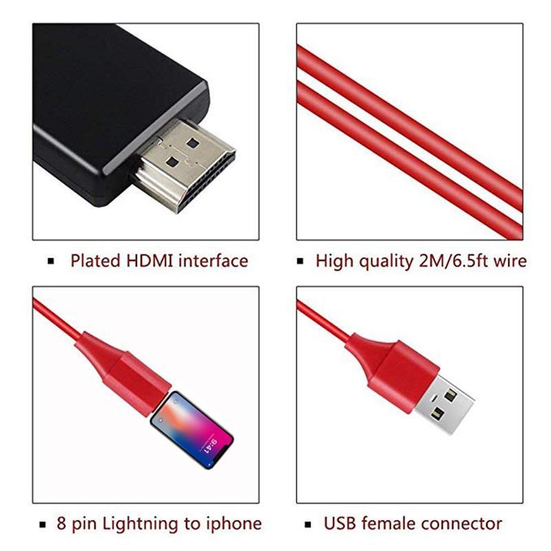 Adaptador Móvel 1080P Sem Atraso de Celular para TV HDMI - FLUA EXPRESS