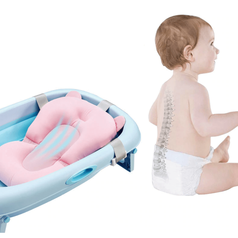 Almofada Impermeável Flutuante de Banheira Suporte para Banho de Bebês - FLUA EXPRESS